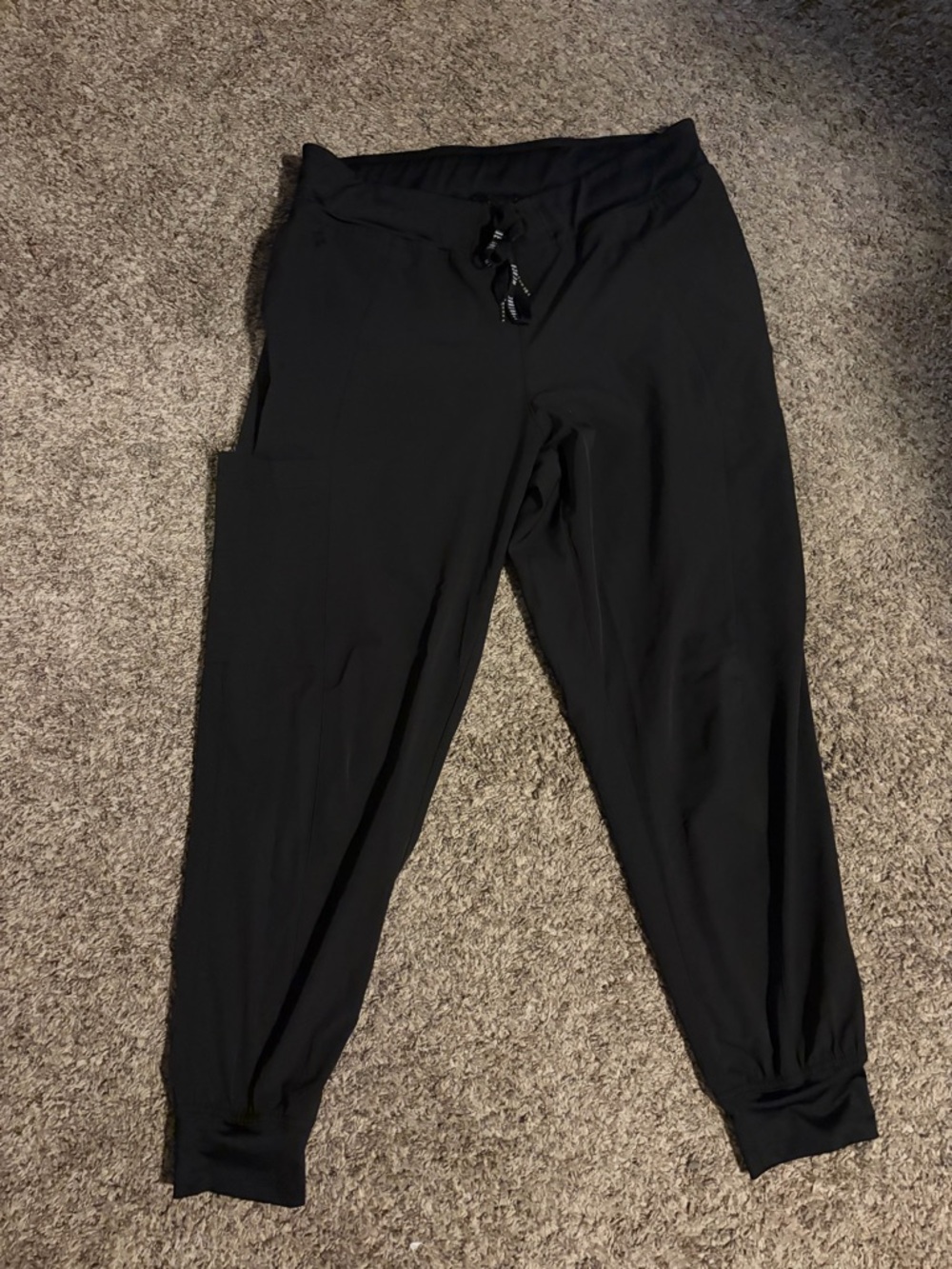 Med Couture Black Jogger Scrub Pants